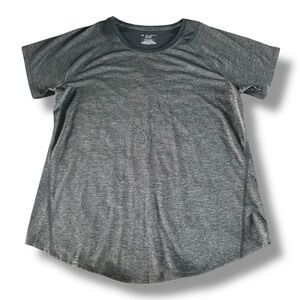 [Tek Gear] Gray Short Sleeve Athletic Tee